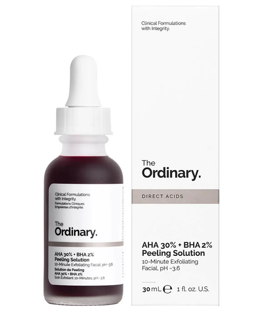 Кислотный пилинг для лица The Ordinary AHA 30% + BHA 2% Peeling ...