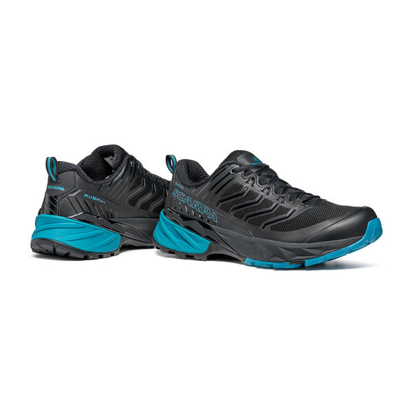 Кроссовки Scarpa Rush GTX 42 Чорний-Бірюзовий - изображение 7