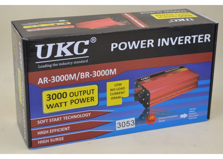 Перетворювач UKC AC/DC AR 3000W 12V - зображення 2