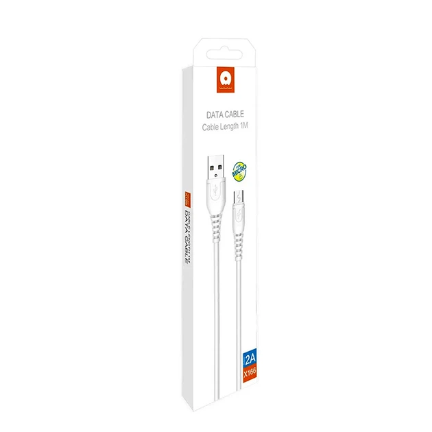 Кабель WUW X166 USB - Micro USB (2A) (1M) Білий – фото, відгуки ...