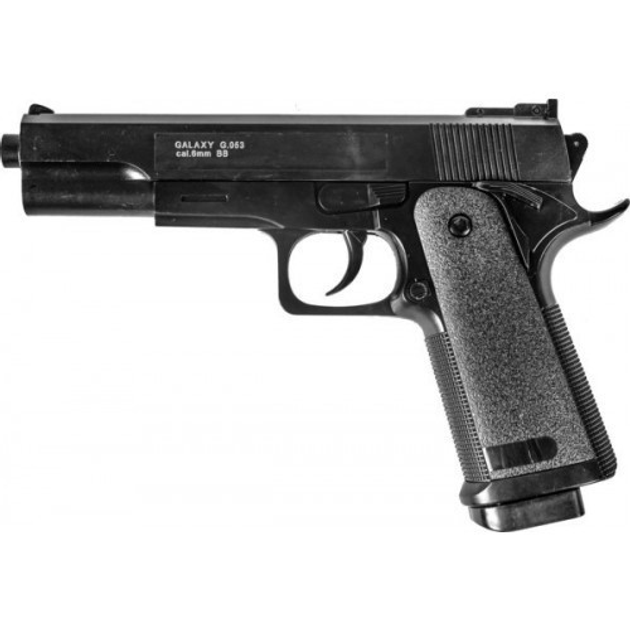 Страйкбольный пистолет "Beretta 92" Galaxy G053 пластиковый - изображение 1