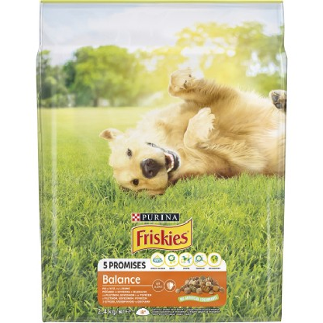 Сухой корм для собак Purina Friskies Balans с курицей и овощами 2.4 кг ...