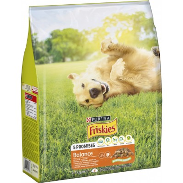 Сухой корм для собак Purina Friskies Balans с курицей и овощами 2.4 кг ...