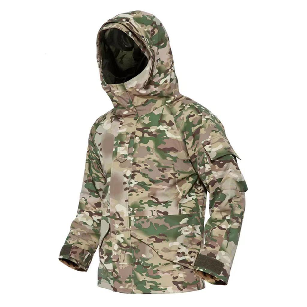 Куртка тактическая зимняя с флисовой подкладкой мультикам XL - изображение 1