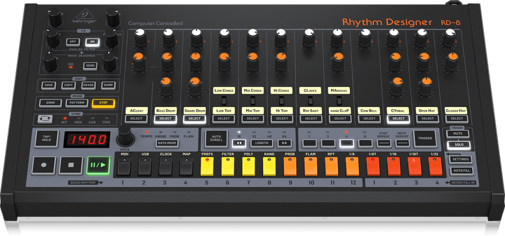 Драм-машина Behringer RD-8 MKII 0704-AAO (4033653041232) - зображення 4