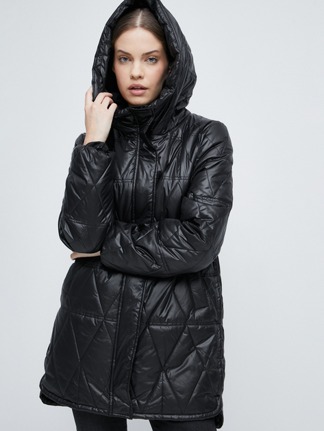 Куртка демисезонная с капюшоном женская Medicine RW22KUD504-99X L Black ...