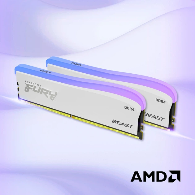 メモリ　FURY Beast DDR4 3200 8GB２枚組　16GB Kingston Fury (ex.HyperX) DDR4 16GB (2x8GB) 3200 MHz Fury Beast