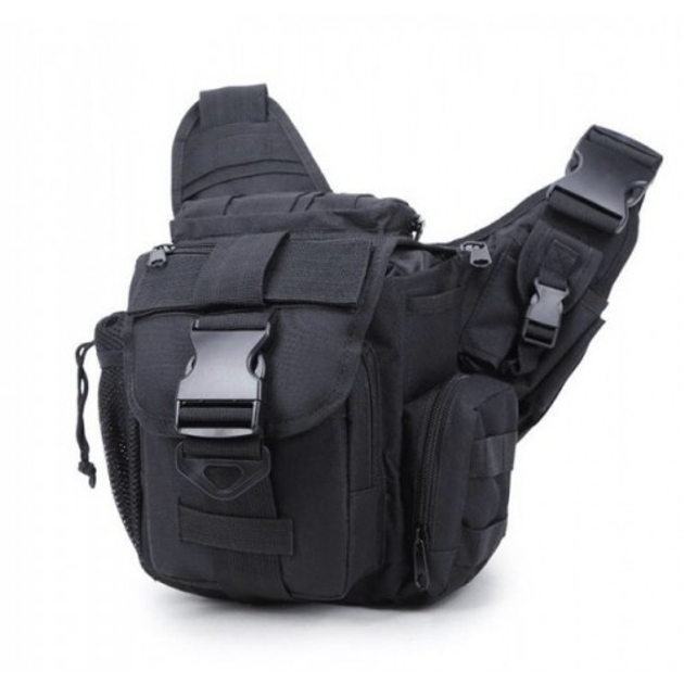 Тактична тактична мішка Molle B03, чорний - зображення 1