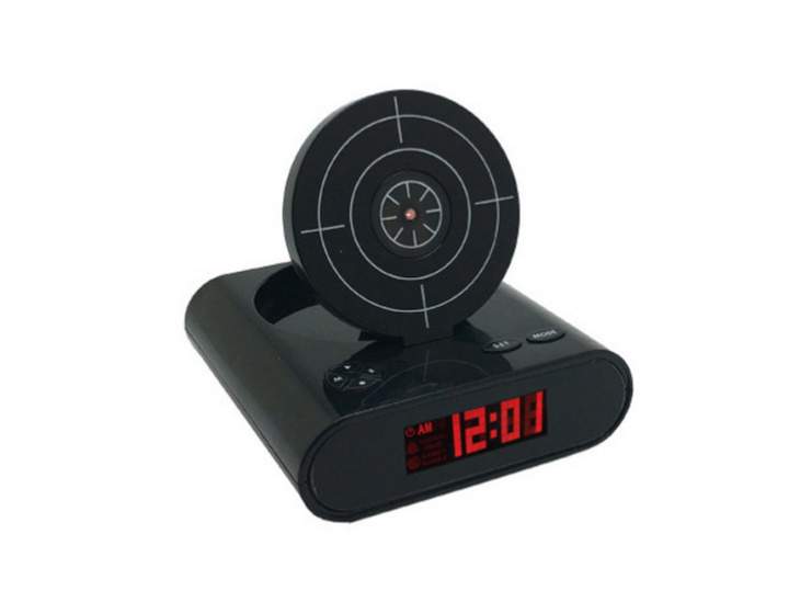 Будильник SUNROZ Gun Alarm Clock з мішенню Чорний (SUN3415) - изображение 3