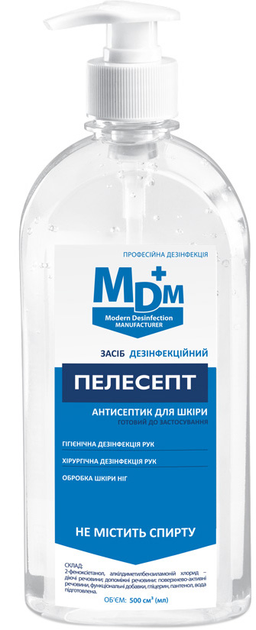 Акція на Безспиртовий дезінфекційний засіб MDM Пелесепт 500 мл від Rozetka