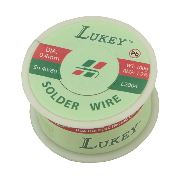 Припой проволочный LUKEY L2007 толщина 0,4 mm D100 – фото, отзывы ...