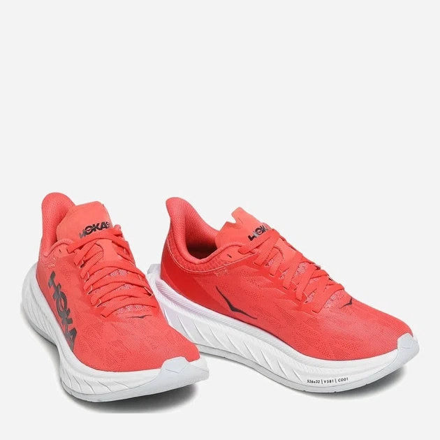 Buty do biegania po asfalcie damskie HOKA ONE ONE Carbon X 2 1113527 40 2/3 Czerwone (194715340305) - obraz 2