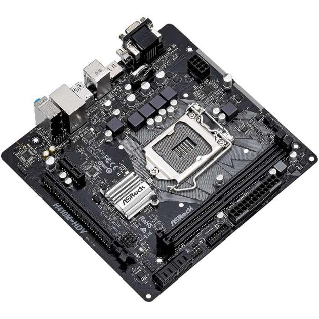Материнская плата AsRock H410M-HDV R2.0 (s1200, Intel H410, Micro-ATX ...