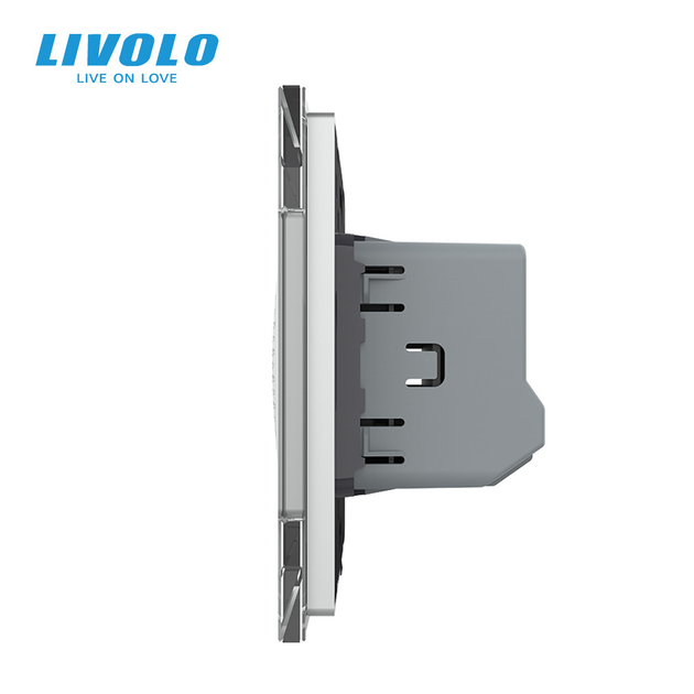 Умный дверной звонок сирена ZigBee Livolo серый (VL-C7-FCBZ-2IP) – фото ...