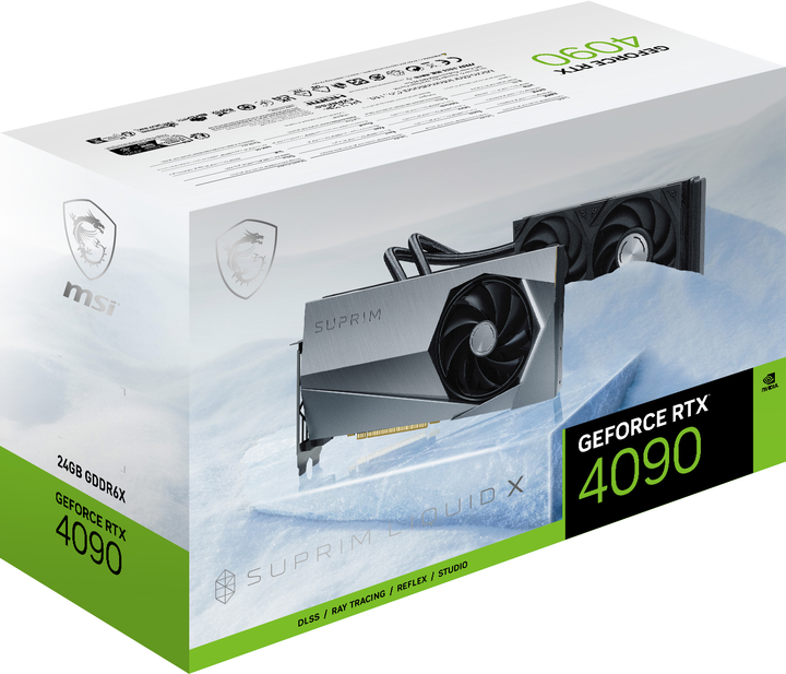 Видеокарта MSI PCI-Ex GeForce RTX 4090 Suprim Liquid X 24GB