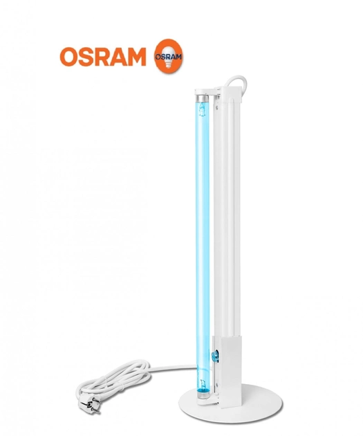 Опромінювач бактерицидний на підставці з лампою OSRAM HNS 15W (до 45м2) (комплект) - зображення 1