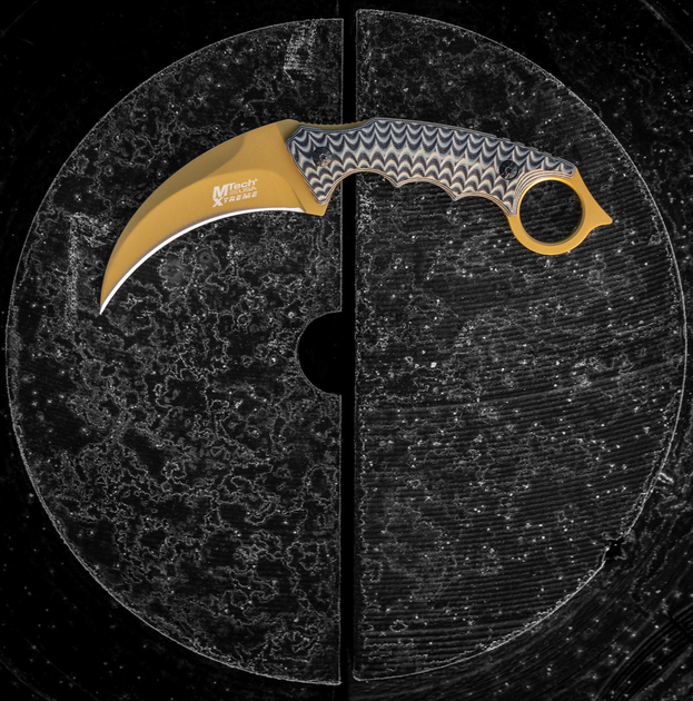 Ніж Master Cutlery M-Tech Extreme Karambit Tan (MX-8140BN) - зображення 2