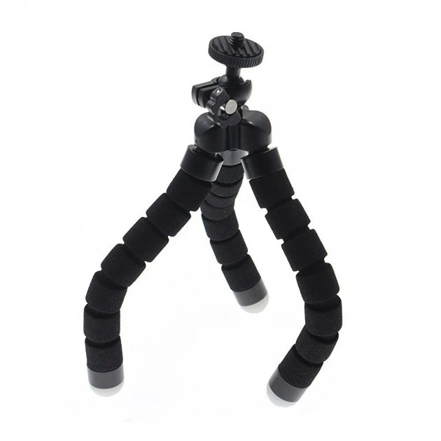 Гибкий настольный штатив / трипод Alitek Flexible Sponge Short Black (A-620310) - Фото 2 Гибкий настольный штатив / трипод Alitek Flexible Sponge Short Black (A-620310) - изображение 2