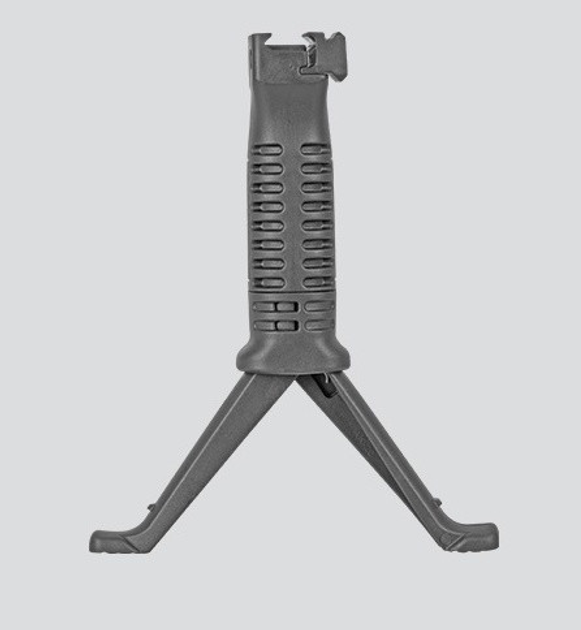 Рукоятка перенесення вогню DLG TACTICAL (DLG-066), Чорна, з сошками, з планкою пікатінні, висота до 220 мм - зображення 1