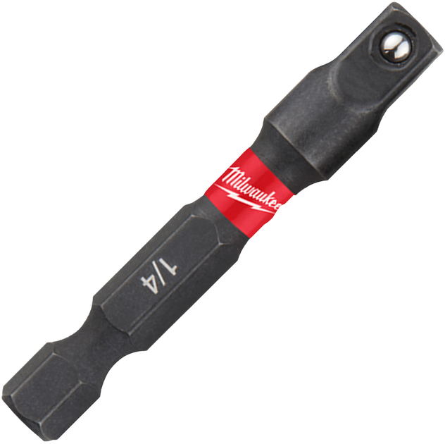 Переходник Milwaukee с 1/4" HEX на 1/4" квадратный хвостовик 1 шт ...
