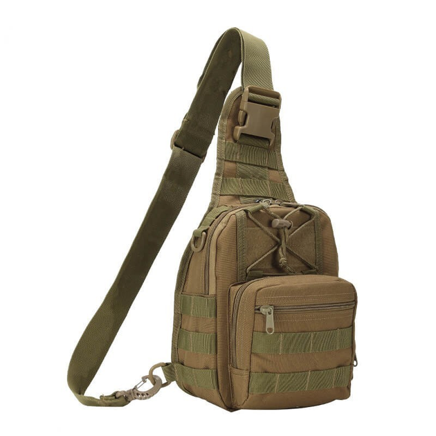 Сумка тактическая через плечо Smartex 3P Tactical 10 ST-060 khaki - изображение 2