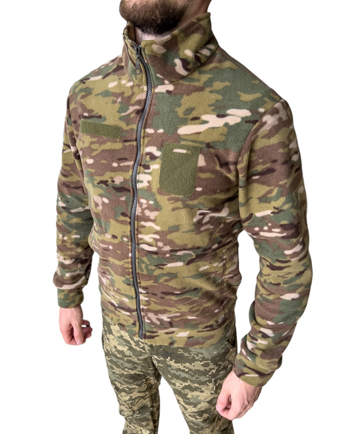 Тактическая флиска ЗСУ военная кофта армейская флисовая мультикам мужская М (48) - изображение 2