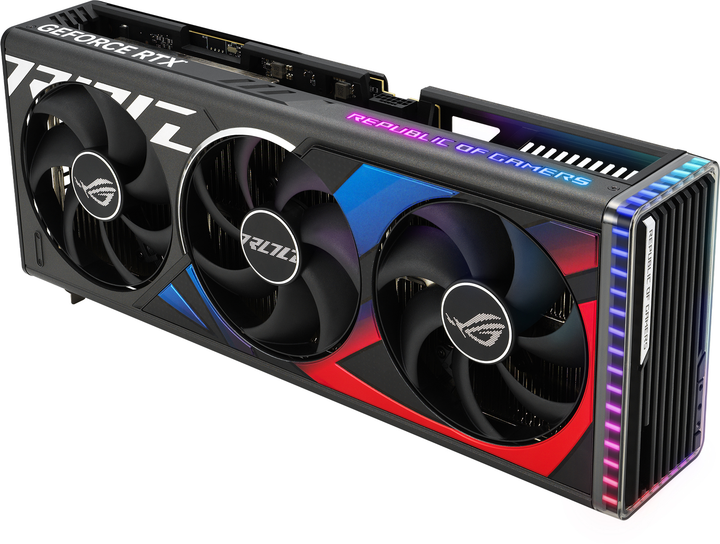 Видеокарта ASUS PCI-Ex GeForce RTX 4090 ROG Strix OC Edition 24GB GDDR6X (384bit) (2640/21000) (2 x HDMI, 3 x DisplayPort) (ROG-STRIX-RTX4090-O24G-GAMING) - изображение 3