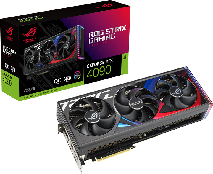 Видеокарта ASUS PCI-Ex GeForce RTX 4090 ROG Strix OC Edition 24GB GDDR6X (384bit) (2640/21000) (2 x HDMI, 3 x DisplayPort) (ROG-STRIX-RTX4090-O24G-GAMING) - изображение 12