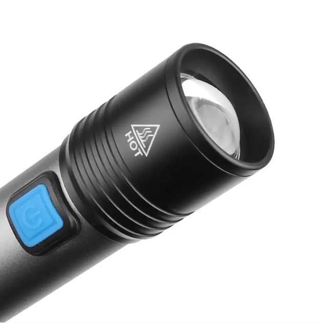 Аккумуляторный карманный фонарик фонарь K31 с ZOOM (ЗАРЯЖАЕТСЯ ОТ USB) - изображение 13