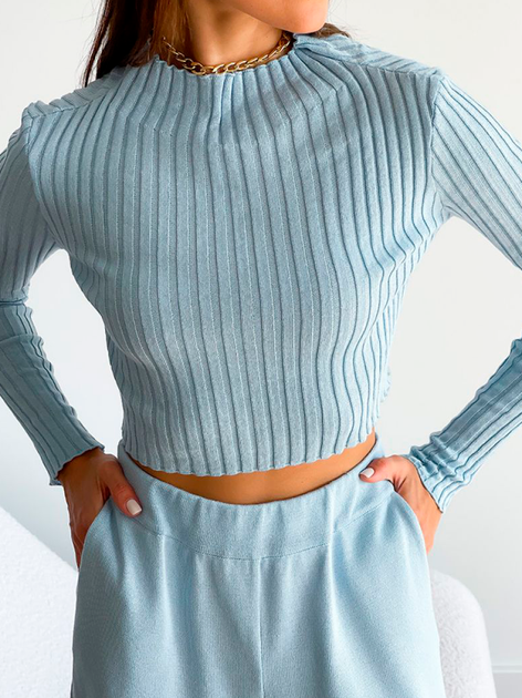 Брюки женские ARTKNIT Ester S/M Голубые (4823093441989) - изображение 5
