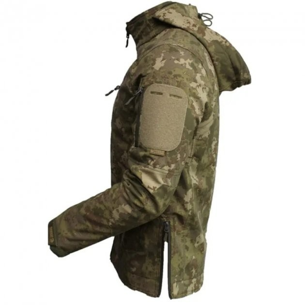 Куртка тактическая военная Combat Софтшел Soft-Shell ВСУ Турция М Мультикам - изображение 2