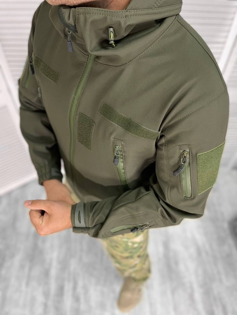 Куртка Soft Shell Jacket Olive Green XL - изображение 2