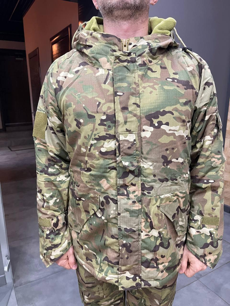 Куртка тактическая, Yakeda, Мультикам, размер XXL, подкладка - флис, демисезонная куртка для военных - изображение 1