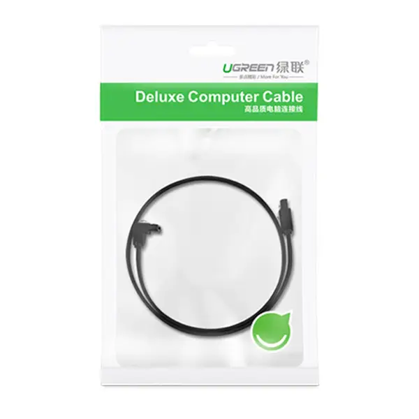 Кабель Ugreen SATA Serial ATA III с блокировочной защелкой 0.5 м Black (US217) - изображение 8