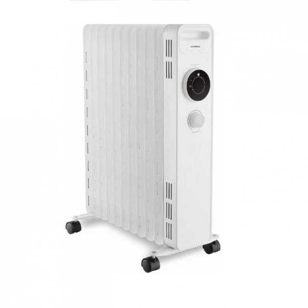 Масляний обігрівач Kumtel KUM-1230S White - зображення 1