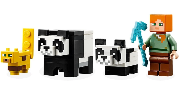 Конструктор LEGO Minecraft Розплідник панд 204 деталі (21158) - Фото 6 Конструктор LEGO Minecraft Розплідник панд 204 деталі (21158) - зображення 6