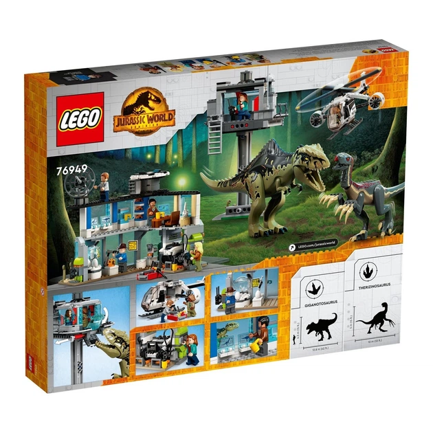 Конструктор Lego Jurassic World Атака гиганотозавра и