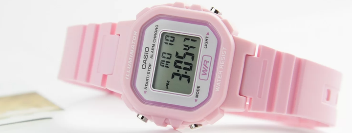 Жіночий надійний годинник CASIO LA-20WH-4A1EF - зображення 7