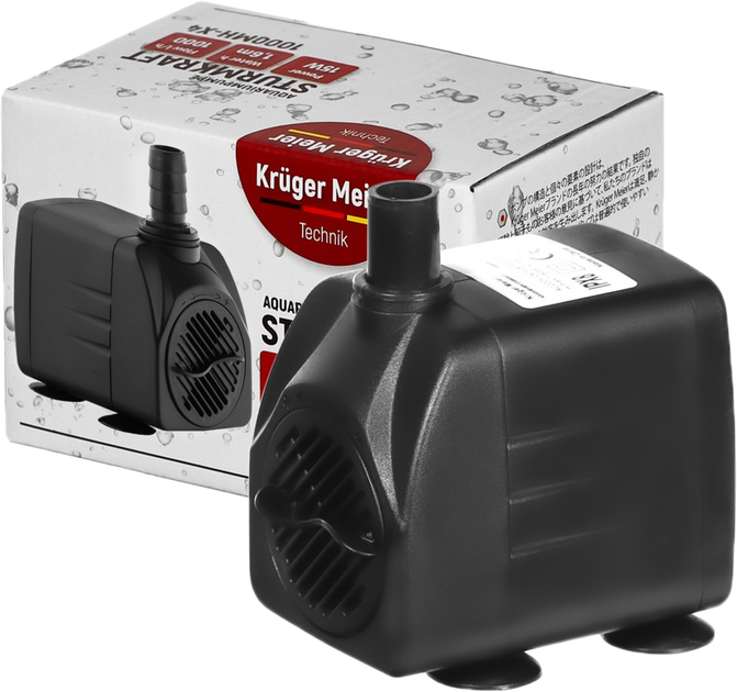 Помпа подъемная Kruger Meier Sturmkraft 1000 л/ч (1000MH-X4) (5903900043014) - изображение 6