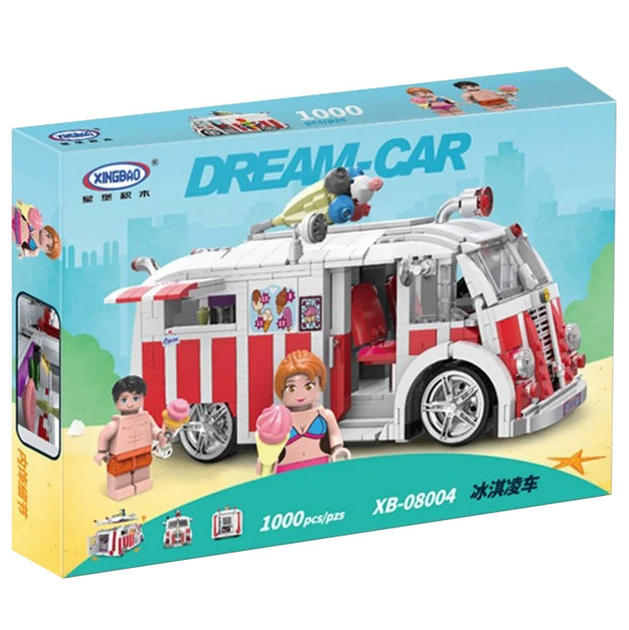 Конструктор XINGBAO XB-08004 MOC Фургон с мороженым, 1000 эл. – фото ...