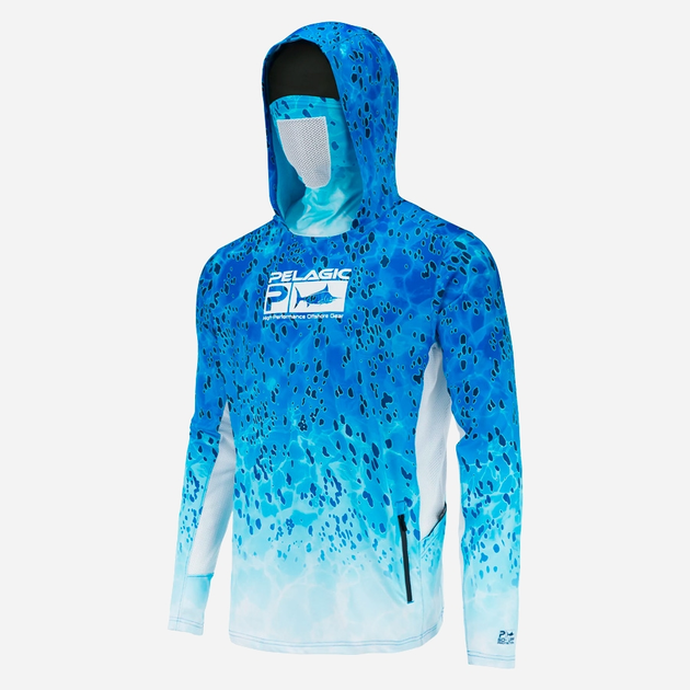 Реглан Pelagic Exo-Tech Hooded Fishing Shirt 3580113 XXL Blue Dorado  (2235801130009) – в интернет-магазине ROZETKA