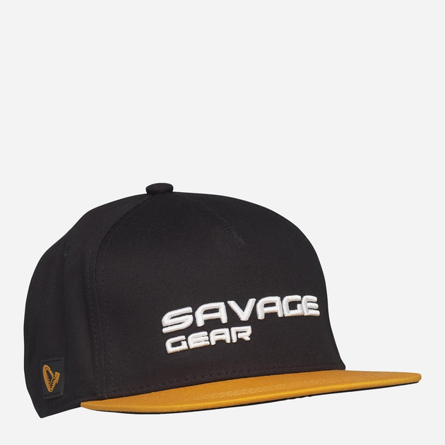 Акція на Кепка Savage Gear Flat Peak 3D Logo Cap 18541921 One size Black Ink від Rozetka