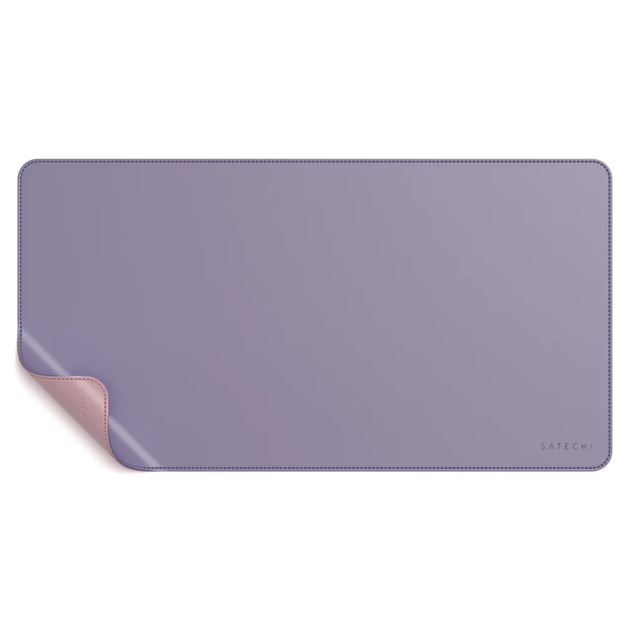 Коврик для компьютерной мыши Satechi Dual Sided Eco Leather Deskmate, Pink/Purple (ST-LDMPV) - изображение 4