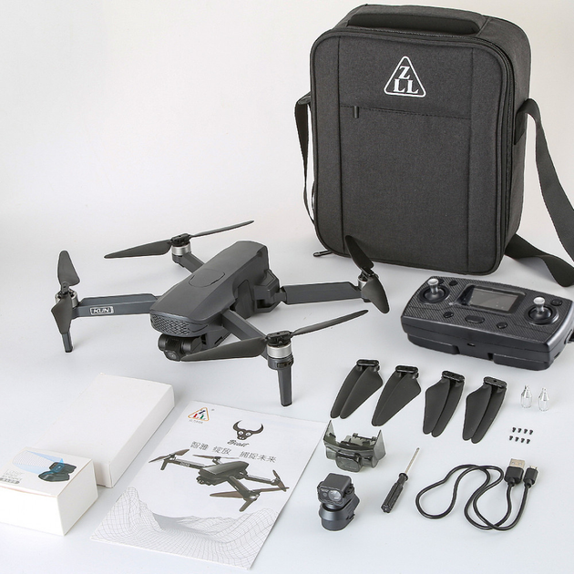 Квадрокоптер ZLRC SG908 MAX – 3 км, GPS, 3-X осевая 4К камера, до 27 ...