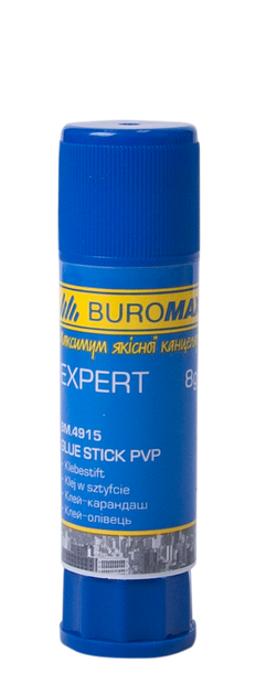 Клей-карандаш Buromax PVP Expert 8г (BM.4915) - Фото 1 Клей-карандаш Buromax PVP Expert 8г (BM.4915) - изображение 1