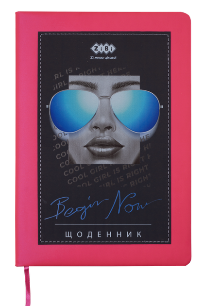 Шкільний щоденник ZiBi Cool Girl В5 48 л. тверда обкладинка зі штучної шкіри Чорний з рожевим (ZB.1320329) - Фото 1 Шкільний щоденник ZiBi Cool Girl В5 48 л. тверда обкладинка зі штучної шкіри Чорний з рожевим (ZB.1320329) - зображення 1
