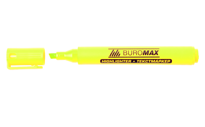 Набор из 4-х текст-маркеров Buromax на водной основе 1-4.6 мм Желтый Оранжевый Розовый Зеленый (BM.8906-94) - изображение 5