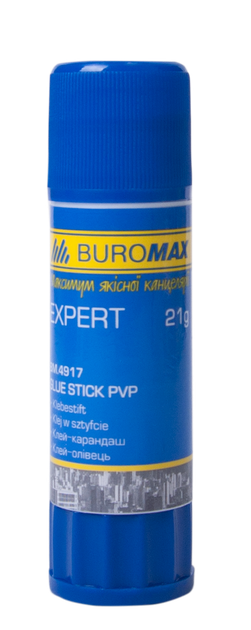 Клей-карандаш Buromax PVP Expert 21г (BM.4917) - Фото 1 Клей-карандаш Buromax PVP Expert 21г (BM.4917) - изображение 1