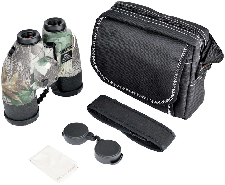 Бінокль Sigeta General 10x50 Camo floating/compass/reticle морський (65860) - зображення 5