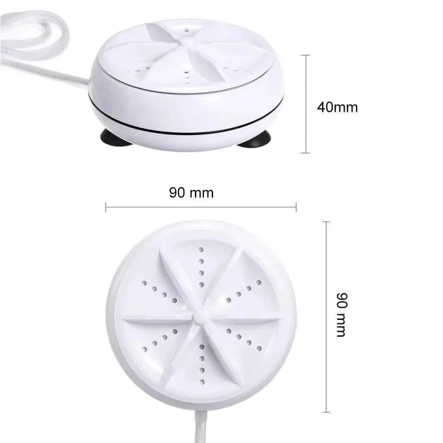 Портативная ультразвуковая стиральная машина с мини-USB Wash - изображение 6